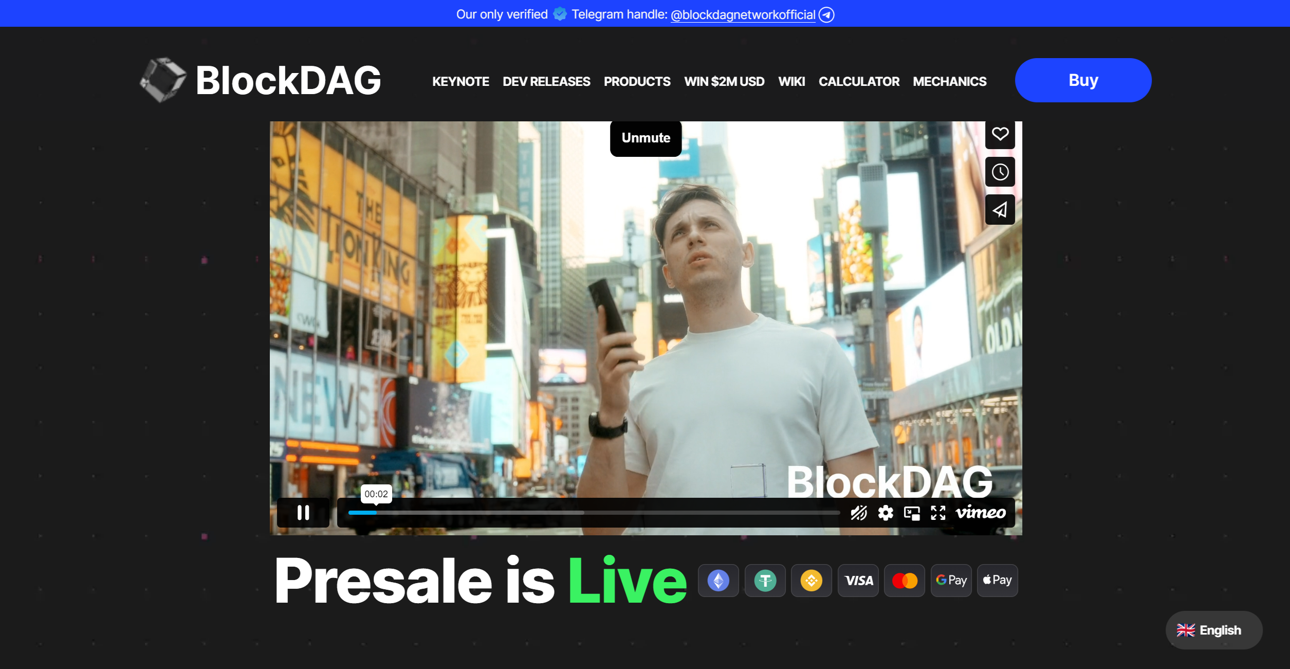 blockdag network homepage